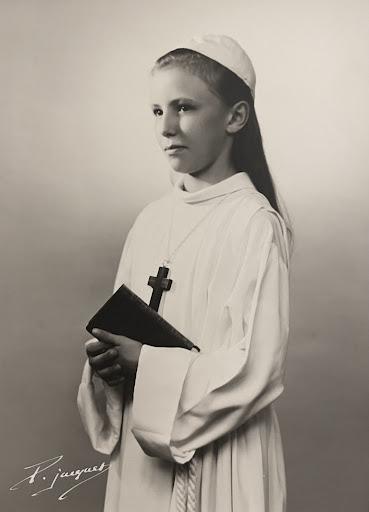 Dominique’s confirmation into the Catholic Church
