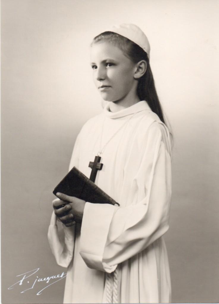 Dominique’s confirmation into the Catholic Church
